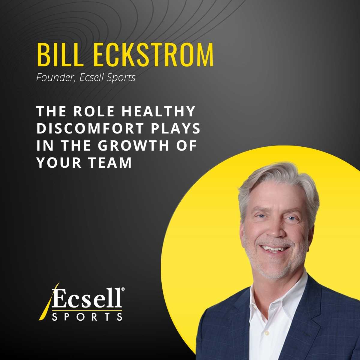 EcsellCompanies's tweet photo. Healthy discomfort is necessary for personal and team growth.

Join @EcsellSports' Founder, @billeckstrom, at the AD Clinic to learn about embracing healthy discomfort and leading your team through challenging moments. https://t.co/5RxuYFx8uq

#EcsellSportsADClinic #NHSACA https://t.co/0z5lqOvtAI
