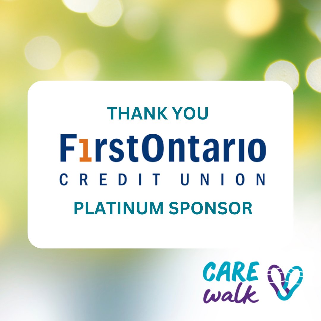 Cancer_Assist's tweet photo. Our CARE Walk is just a few days away. This signature event would not be possible without our sponsors. Thank you to @FirstOntarioCU for your ongoing support of the Cancer Assistance Program. #CAPWalk2023 https://t.co/Ein2lMohQU