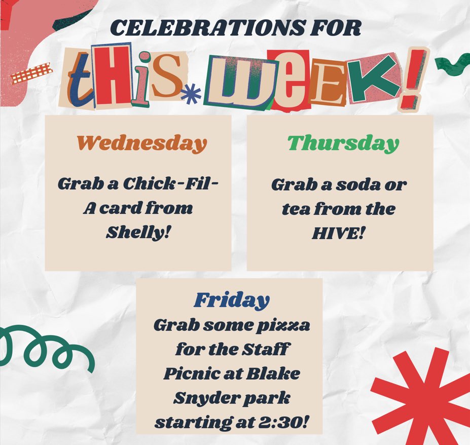 Panther teachers, check out our end of the year staff celebrations! #msdr9 #wearemehlville