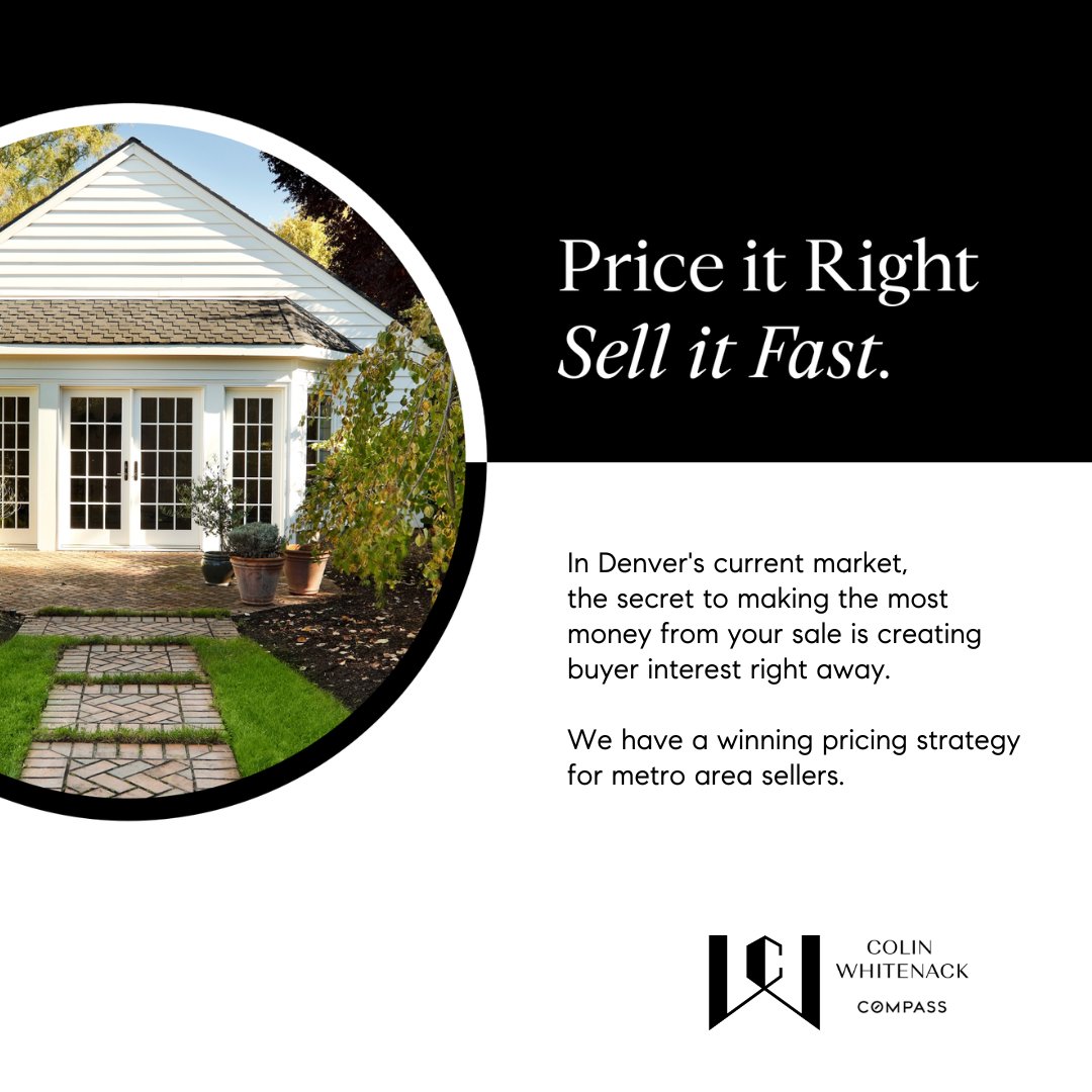 Price it Right

#colinwhitenack #colinco #selling #preparingtolist #realestate #denver  #colorado #concierge #denverrealestate #coloradorealestate #sellmyhouse #sellingmyhome