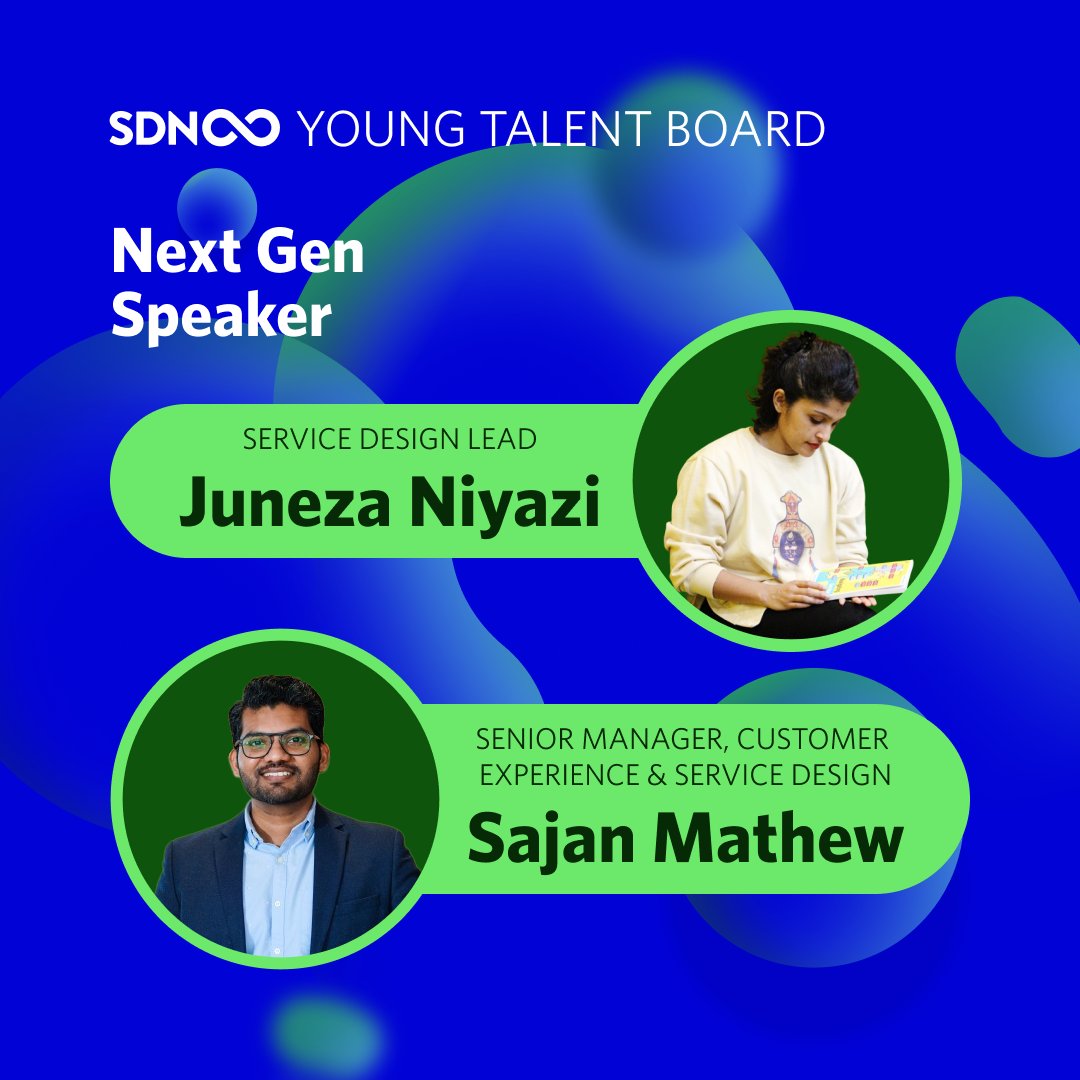SDNetwork's tweet photo. 🙌 Meet our lineup of future-facing and future-changing SDN Next Gen Conference speakers, leading the charge of the next generation of service designers. It's not too late to register. Join us online on May 26 and 27!
#SDNNextGenCon #BeyondServiceDesignin2025 #NextGenSpeaker https://t.co/cGDg3XHZsm