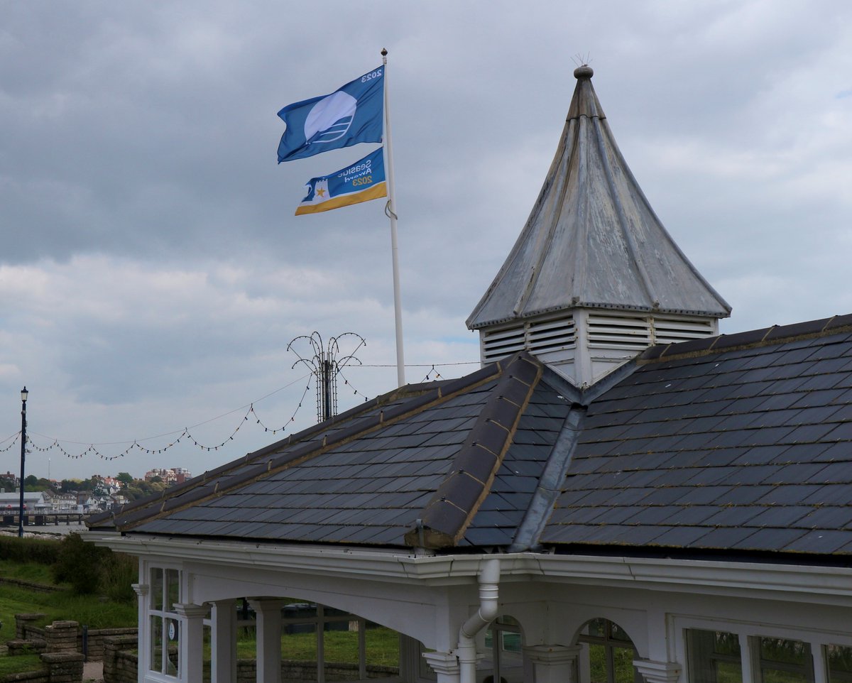 The 2023 Blue Flag and Seaside Award is flying from the flagpole at Arwela Road.

This prestigious Award, presented in recognition of the quality of the bathing water and the beaches in Felixstowe, is one of only two combined Blue Flag and Seaside Awards flying in East Suffolk.