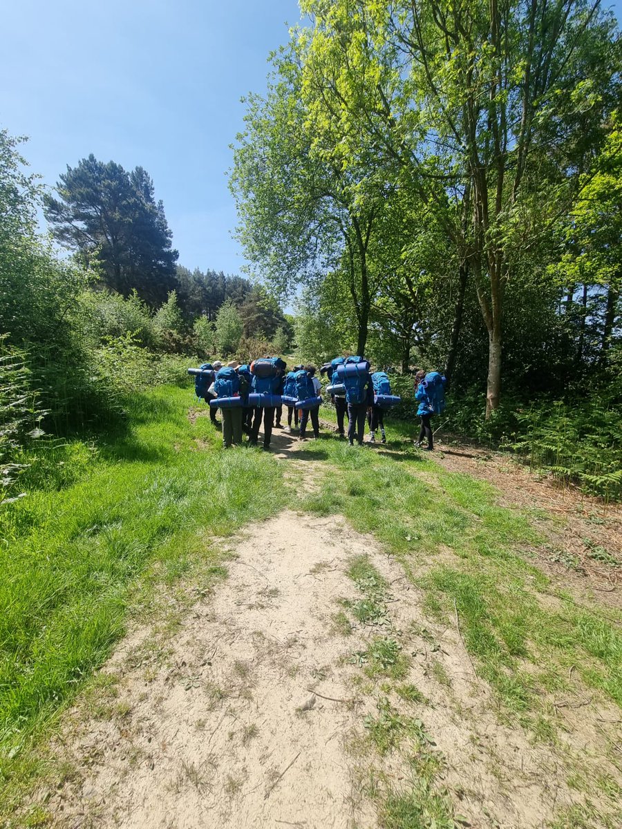 What a beautiful day for the Year 9 Duke of Edinburgh bronze practice expedition! ☀️ 💙