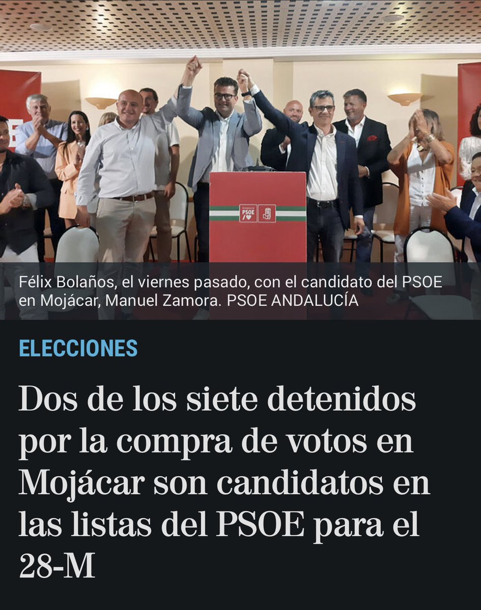 sociolisto_el's tweet photo. ¡¿Cómo, que el @PSOE también se dedica a la compra de votos?! 

Es que hay que BOTARLOS 🌹

#ComproTuVoto #VotaPSOE https://t.co/JbYa3ReFuP