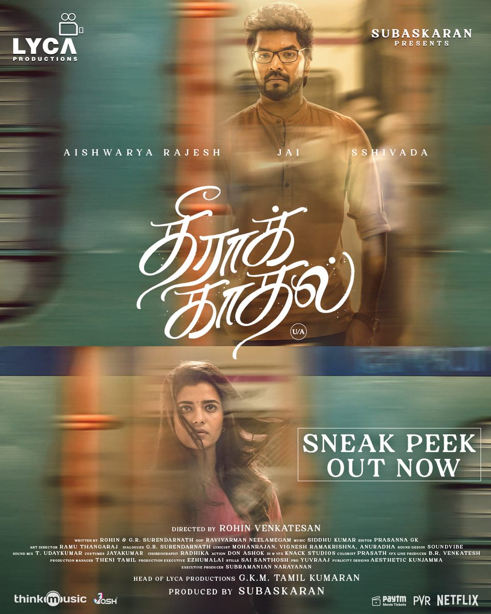 Get ready to embark on a journey of love ❤️ & heartbreak 💔 with #TheeraKaadhal 💖🫰🏻
Here is the sneak peek ▶️ youtu.be/NTPQ79X6arY
Book your tickets now 🎟️ m.paytm.me/theerakaadhal
#தீராக்காதல் 💖
🎬 @rohinv_v 🌟 @proyuvraaj  @gkmtamilkumaran  @LycaProductions #Subaskaran