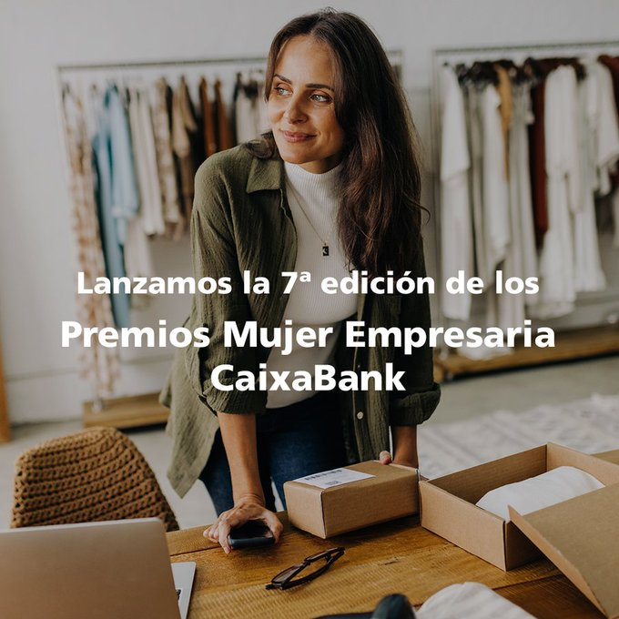 ⌛️ ¡𝕌𝕃𝕋𝕀𝕄𝕆𝕊 𝔻𝕀́𝔸𝕊!

🙋‍♀️ VII #Premios 𝙈𝙪𝙟𝙚𝙧 𝙀𝙢𝙥𝙧𝙚𝙨𝙖𝙧𝙞𝙖 <a href="/caixabank/">CaixaBank</a>

🟢🟡 Para reconocer la trayectoria de #empresarias líderes en #España.

🗓️ Presentación de candidaturas hasta 2⃣8⃣ mayo

➕ bit.ly/44L7Z9X
〰️ Inscripciones: bit.ly/3MhGq0v