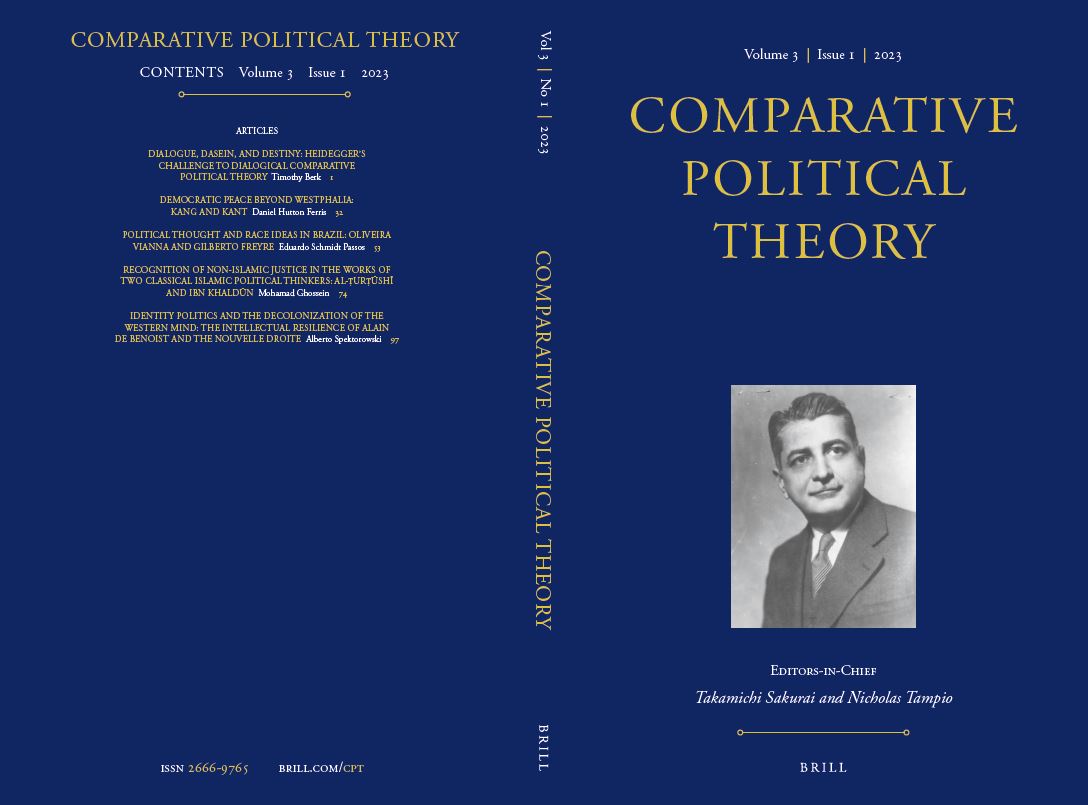 ** New Issue **

Comparative Political Theory, dedicated to fostering dialogue among intellectual traditions from across the globe to address vexing social and political problems, has published a new issue (Volume 3, No. 1): brill.com/view/journals/…