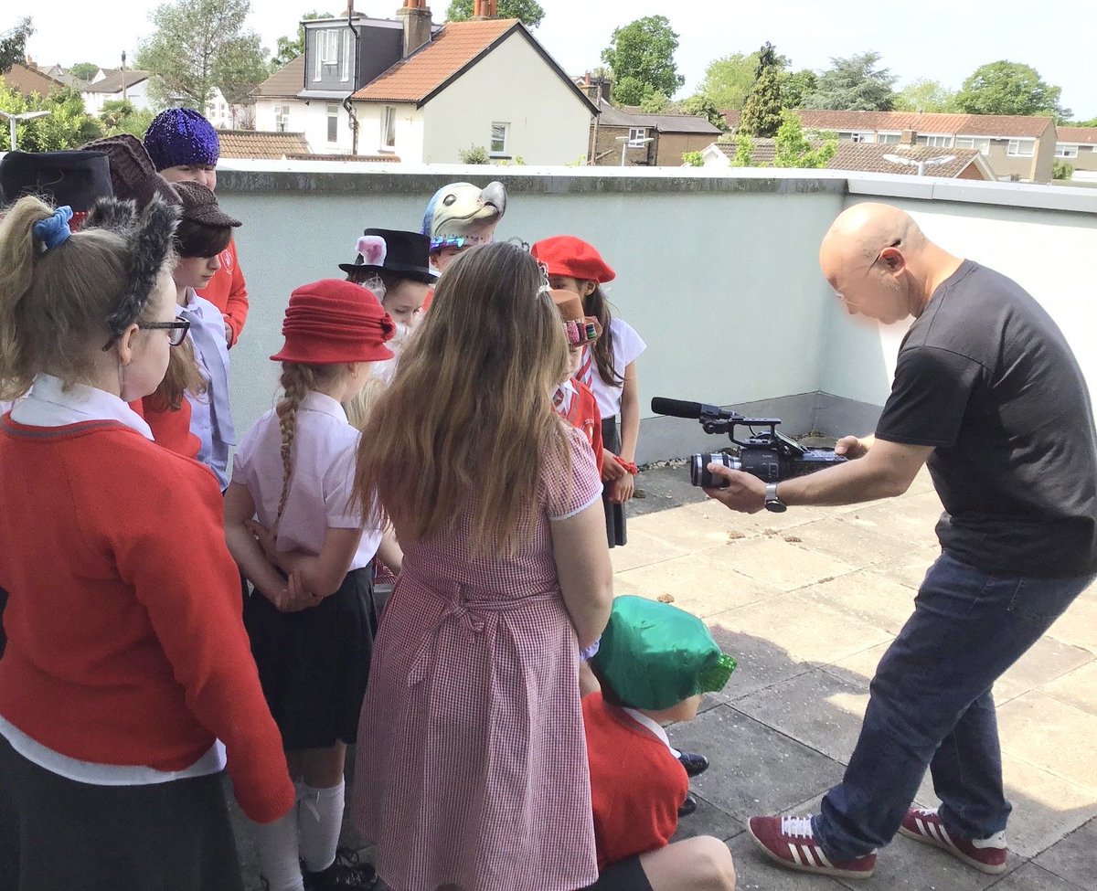 Children from KS2 had a great movie making opportunity for Walton Film Festival funded by The Charity of Robert Philips and delivered by Dramacube Productions @WaltonFilmFest