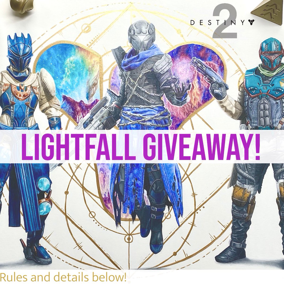 ✨🔮DESTINY 2 UK LIGHTFALL GIVEAWAY!🔮✨

Since @bungie + @DestinyGameUK kindly gifted me the Lightfall Collectors Edition, I’ve been given the wonderful opportunity to host a competition for your chance to win one too! 🤩 

#BungieCreator