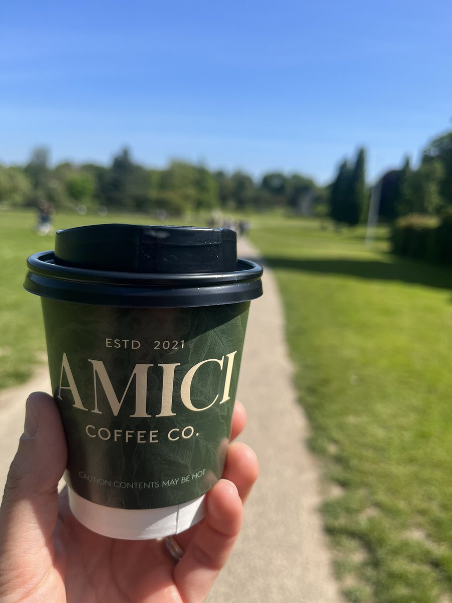 Steps and celebration coffee for my 10 year NHS birthday #nhsteam #teamwestsussex #10yearsinthenhs #10thbirthday #sunshine #amicicoffee