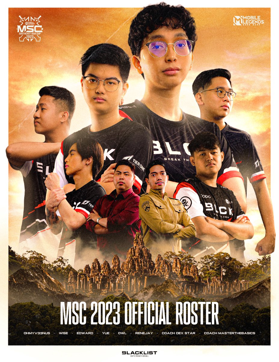 BLACKLISTINTL's tweet photo. Back at MSC after two years.

Bringing a new energy and fire for redemption.

Blacklist International is ready for #MSC2023.

#BreakTheCode | #SEATheWorld https://t.co/nOChmPs2KE