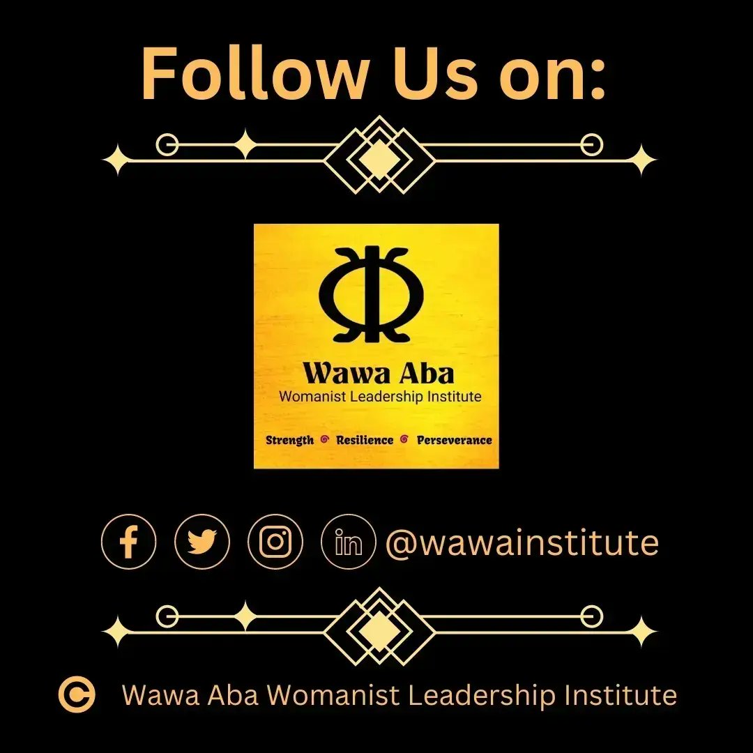 Follow our social media @wawainstitute to keep informed.
#wawaabainstitute
#Ubuntu 
#SolidarityMeansAllOfUs 
#Solidarity 
#affirmingcare 
#daringleadership