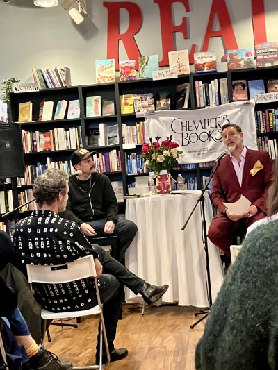 RodayRulez's tweet photo. PHOTOS: James Roday Rodriguez at @Cummingstime #AliceTheCat Book Release event. https://t.co/GHrzZV4KRy https://t.co/SXKQU4JrWB