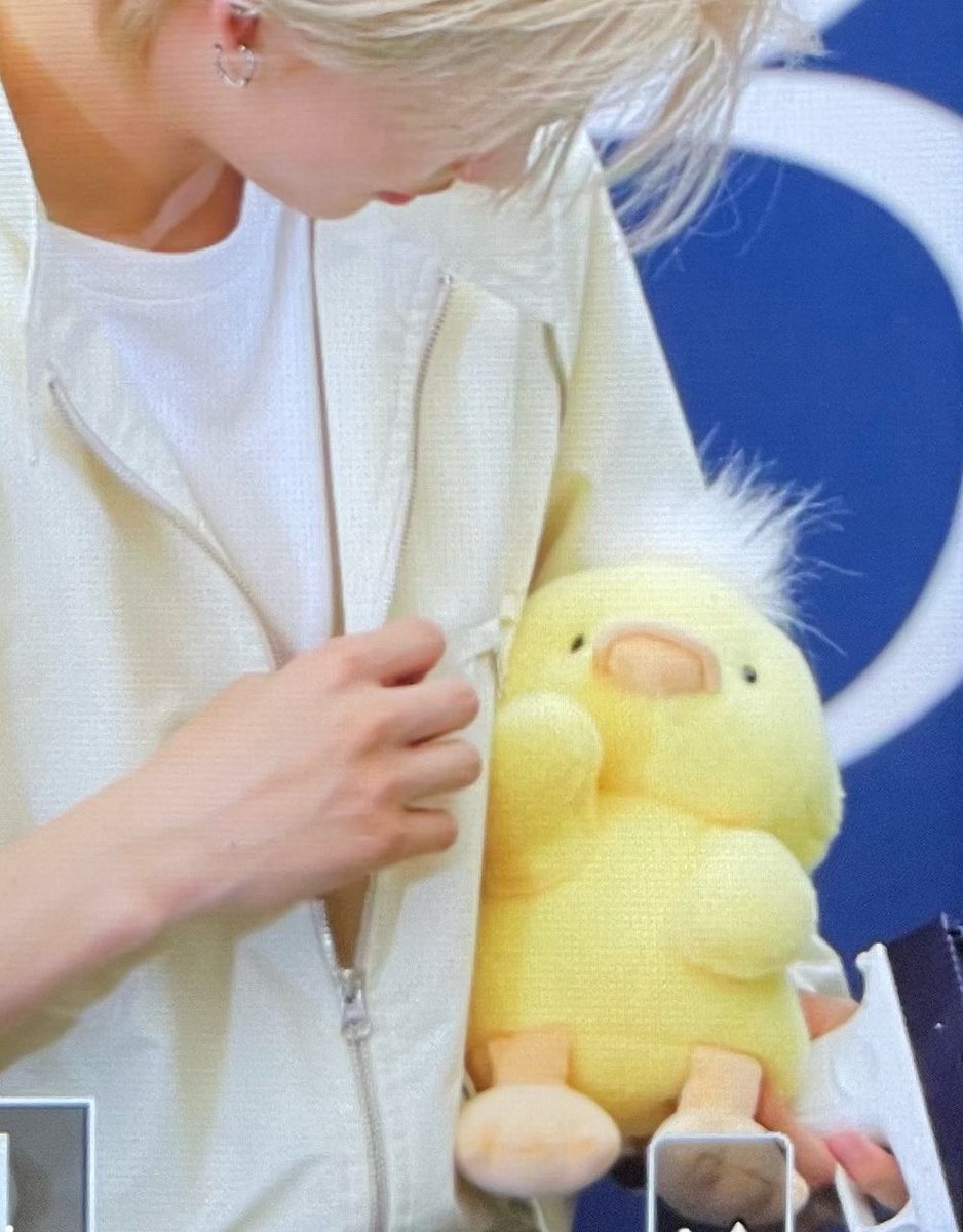 nksunbaem's tweet photo. ni-ki got himself a duck plushie 🥹 https://t.co/oGa6PqVSrI