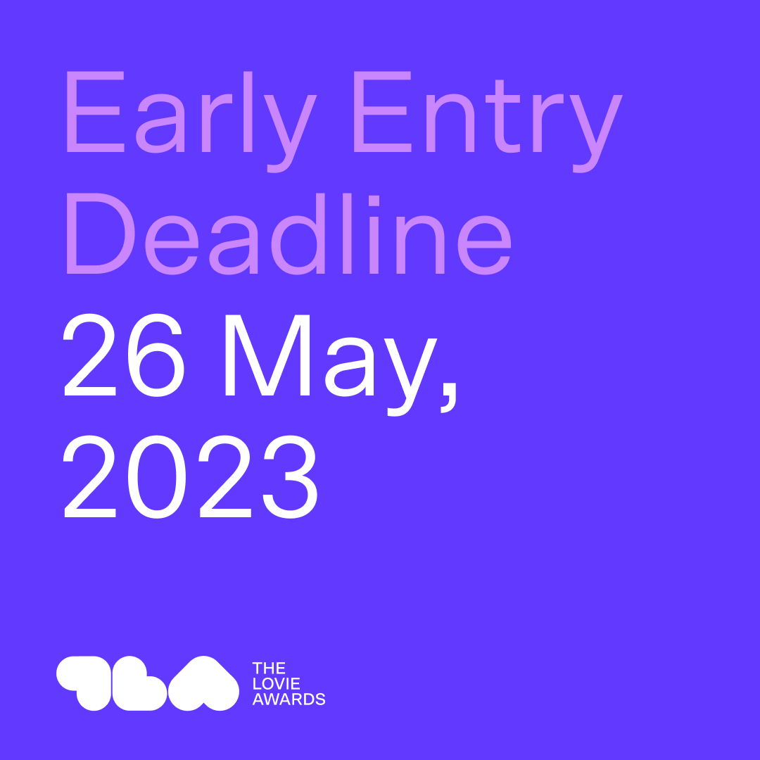 The Early Entry Deadline for the @lovieawards is this Friday!

Launched by The Webby Awards in 2010, the #Lovies honors the unique and resonant nature of the European Internet across the fields of culture, technology and business. Enter before May 26 at lovieawards.com!