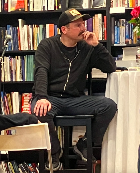 RodayRulez's tweet photo. PHOTOS: James Roday Rodriguez at @Cummingstime #AliceTheCat Book Release event. https://t.co/GHrzZV4KRy https://t.co/SXKQU4JrWB