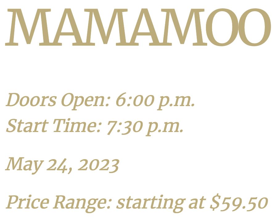 MAMAMOO USA TOUR Forth Worth May 24th on Twitter "RT DragonKazoo77