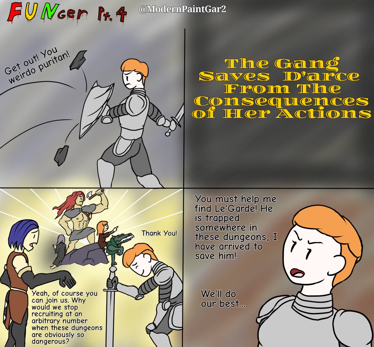 ModernPaintGar2's tweet photo. FUNger Pt. 4 
#FearandHunger #webcomic #Fanart #indiegame https://t.co/yeW2gRAnHL