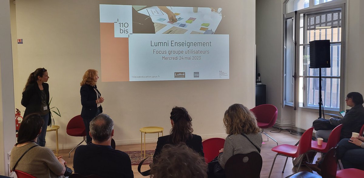 #LumniEnseignant ça continu cet après-midi !
Toujours au <a href="/lab110bis/">110 bis</a> avec la #DNE et ses partenaires...
...Mais surtout, avec des enseignants volontaires de l'<a href="/acversailles/">Académie de Versailles</a>, invités à échanger.

#Ressources #Pédagogie #Numérique #uxdesign

#DGESCO #LaurentBergez <a href="/DANEVersailles/">DRANE Site de Versailles</a>