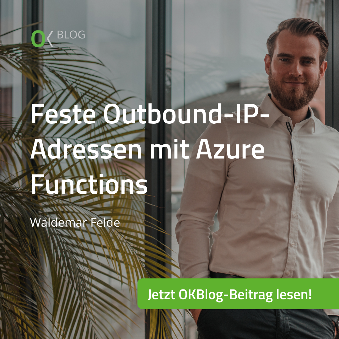 Wie die lange Liste an öffentlichen #IP-Adressen der #Azure Function auf genau eine reduziert werden kann, um z.B. auf #On-Premises-Ressourcen zugreifen zu können, zeigt euch Waldemar Felde in seinem #Blog-Beitrag. Jetzt lesen: …46af8a6c1e8fa51325ca.svc.dynamics.com/t/r/-Ig9BBtf7l…