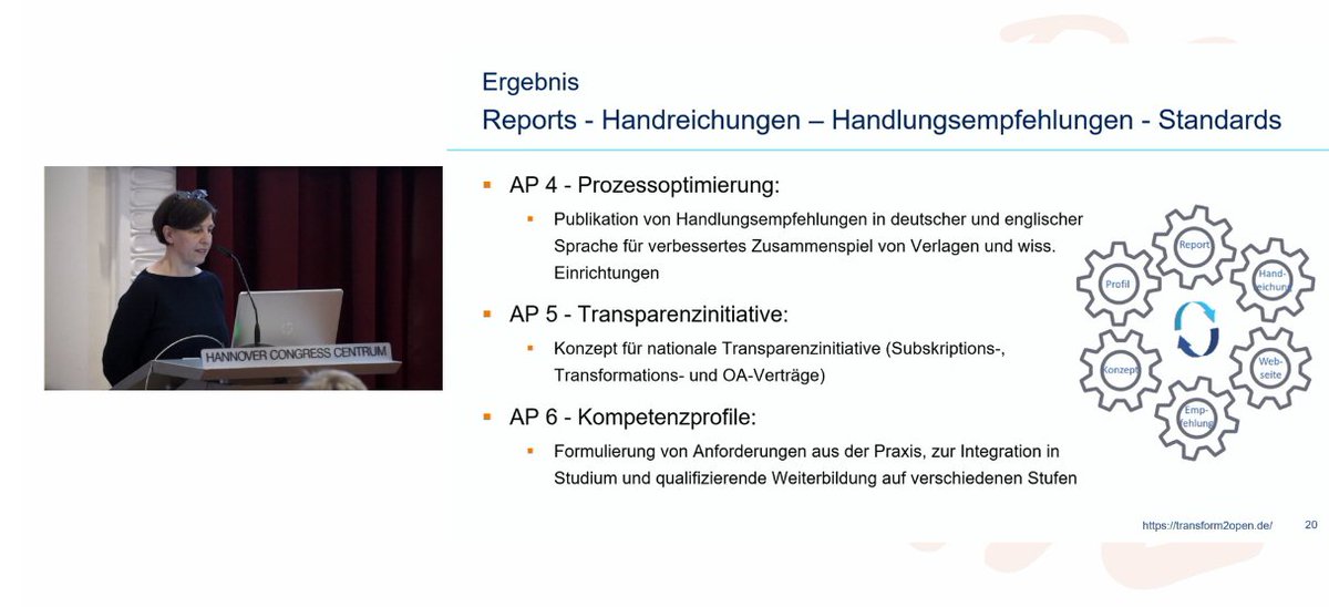 Transform2Open's tweet image. Spannender Vortrag von Transform2Open auf der #111bibliocon. Unsere Kollegin Margit Schön stellte das Projekt vor und sprach zu Vernetzung, zum #Kostenmonitoring, zu Kriterien sowie Kompetenzen und Prozessen in der #OATransformation. #Informationsbudget, #Publikationskosten (mm)