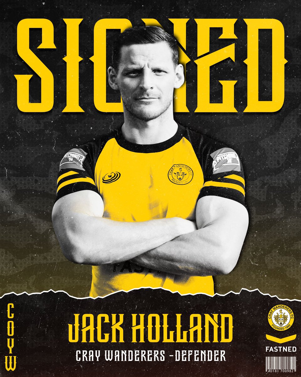 SIGNED - Jack Holland! The 1st exciting signing of the 23/24 season. Welcome To The Wands 🤝 @JackHolland6