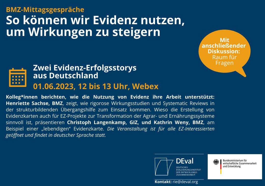 RIE & Evidence in Development tweet media