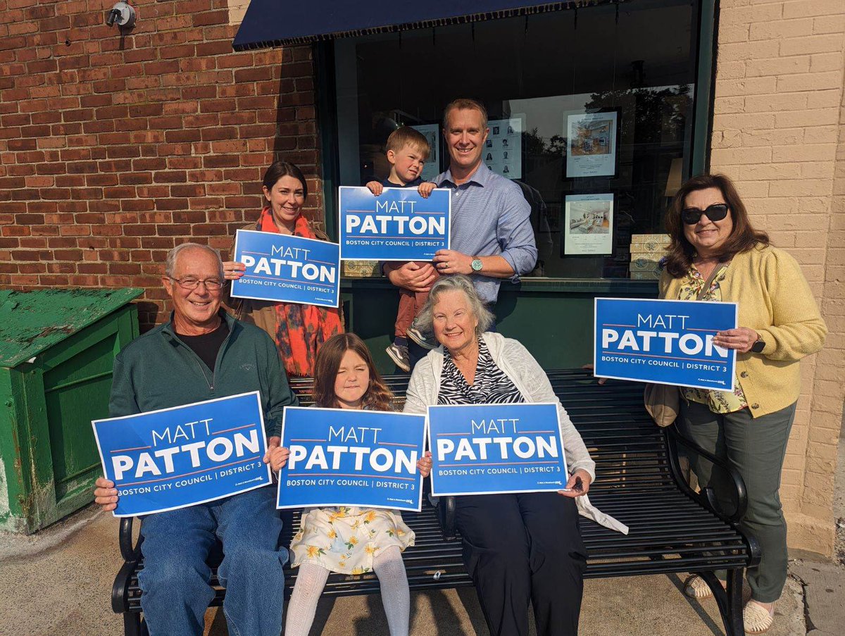 I’m Matt Patton, husband, dad &amp; worker’s rights attorney. Today, I’m announcing my run for City Council because Boston must and can work better for our next generation &amp; our working families. Join me at pattonforboston.com!
