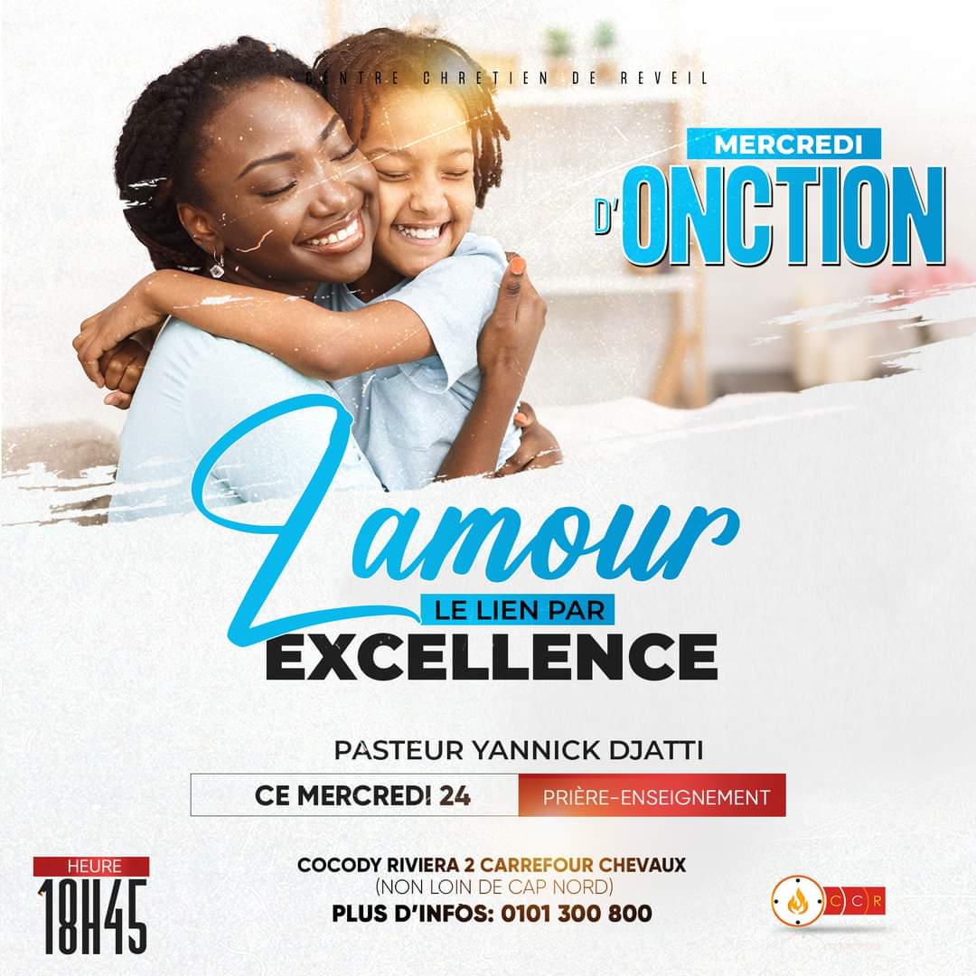 PasteurYd's tweet photo. Je vous invite à me rejoindre ce soir pour notre culte des mercredis d'onction à partir de 18H45 
Thème: L'AMOUR: Le lien par excellence.
Vous pouvez suivre le culte sur mes pages Facebook et YouTube Pasteur Yannick Djatti
Ne manquez pas! https://t.co/9aJlK5u0Ge