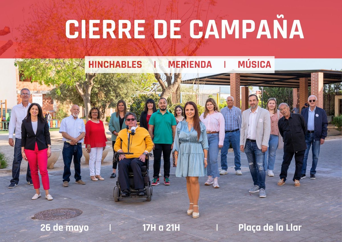 pspvBiM's tweet photo. 📣 CIERRE DE CAMPAÑA 📣

Esta campaña llega a su fin y queremos llegar con más fuerza si cabe a esta nueva etapa. Queremos hacer efectivo nuestro proyecto municipalista.

👉 Hinchables y animación infantil
👉 Merienda
👉 Música

¡Os esperamos!

#AmbRaquel #SomFutur https://t.co/QZnZx5LoCn