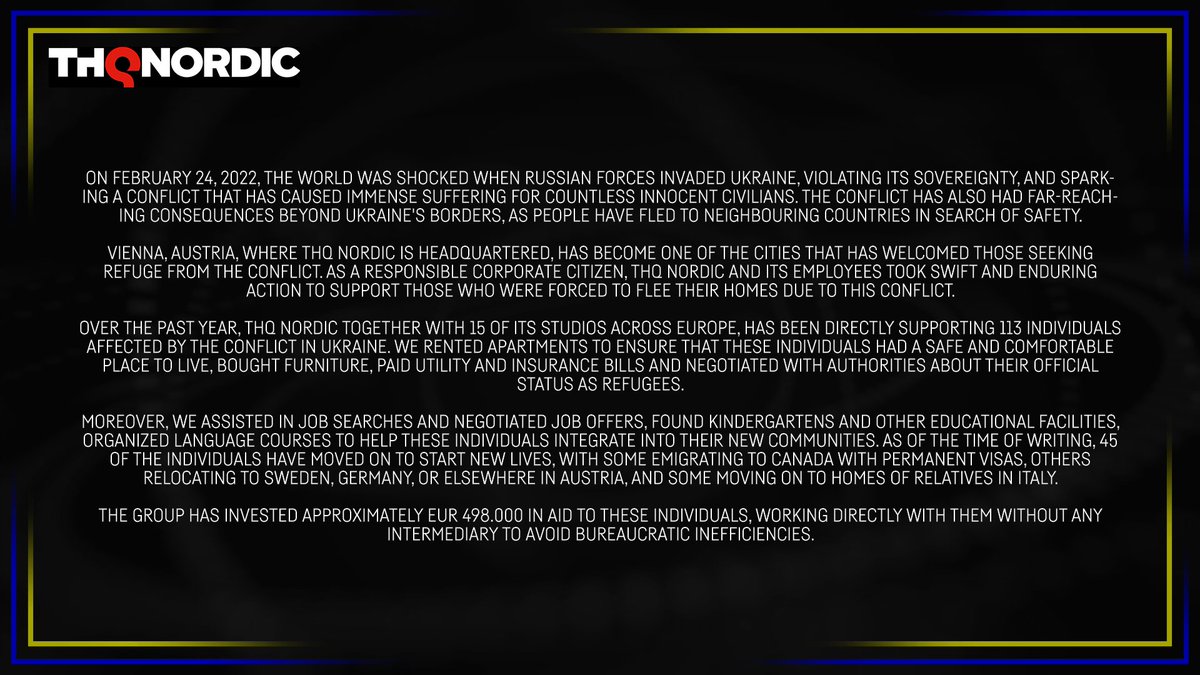 THQ Nordic tweet media