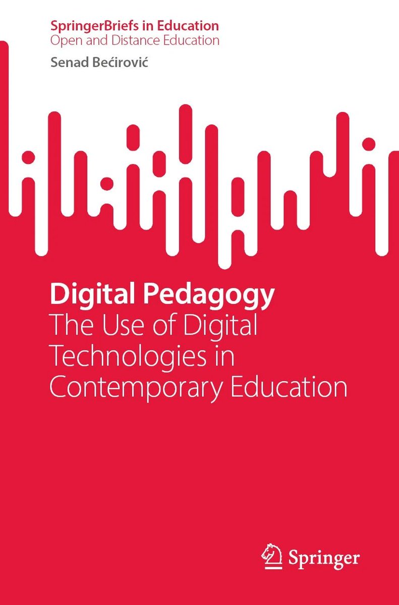 #DigitalPedagogy
The Use of Digital Technologies in Contemporary Education link.springer.com/book/10.1007/9…