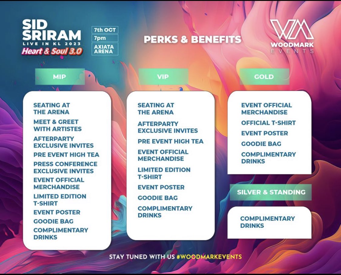 WoodmarkEvents's tweet photo. Here is our Perks &amp; Benefits for Heart &amp; Soul 3.0!

Which zone are you going to choose to vibe?

#woodmarkevents #perksandbenefits https://t.co/s92wdyWa9J