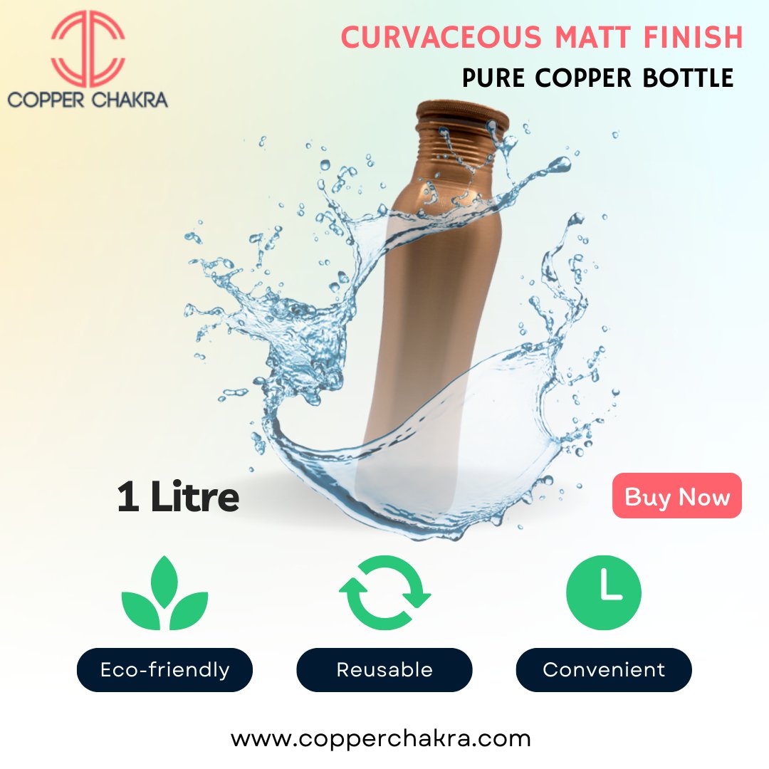 Copper_chakra's tweet image. Drinking water from copper water bottles will boost your immunity. Get your stylish copper water bottle online to carry in your active life all day long 👍

Order Now: bit.ly/41PHYTT 👈

#copperbottle #copperware #copper #handengraved #copperbenefits #copperchakra