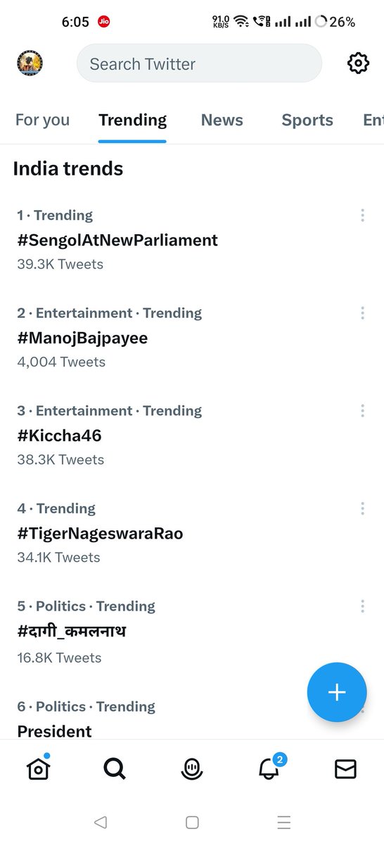 #Kiccha46 trending in India.. @KicchaSudeep @theVcreations