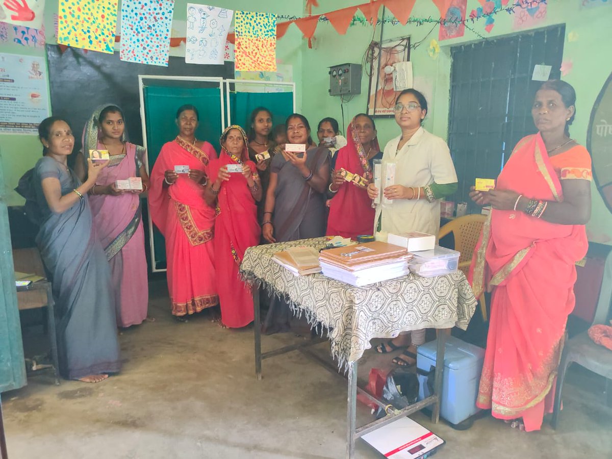 Under #HWC_NARRA, during Village Health and Sanitation Day in Mudpar village, #RHO gave detailed information about temporary means of family planning.
@PMOIndia @MoHFW_INDIA @ChhattisgarhCMO @HealthCgGov @USAID_NISHTHA @NITIAayog