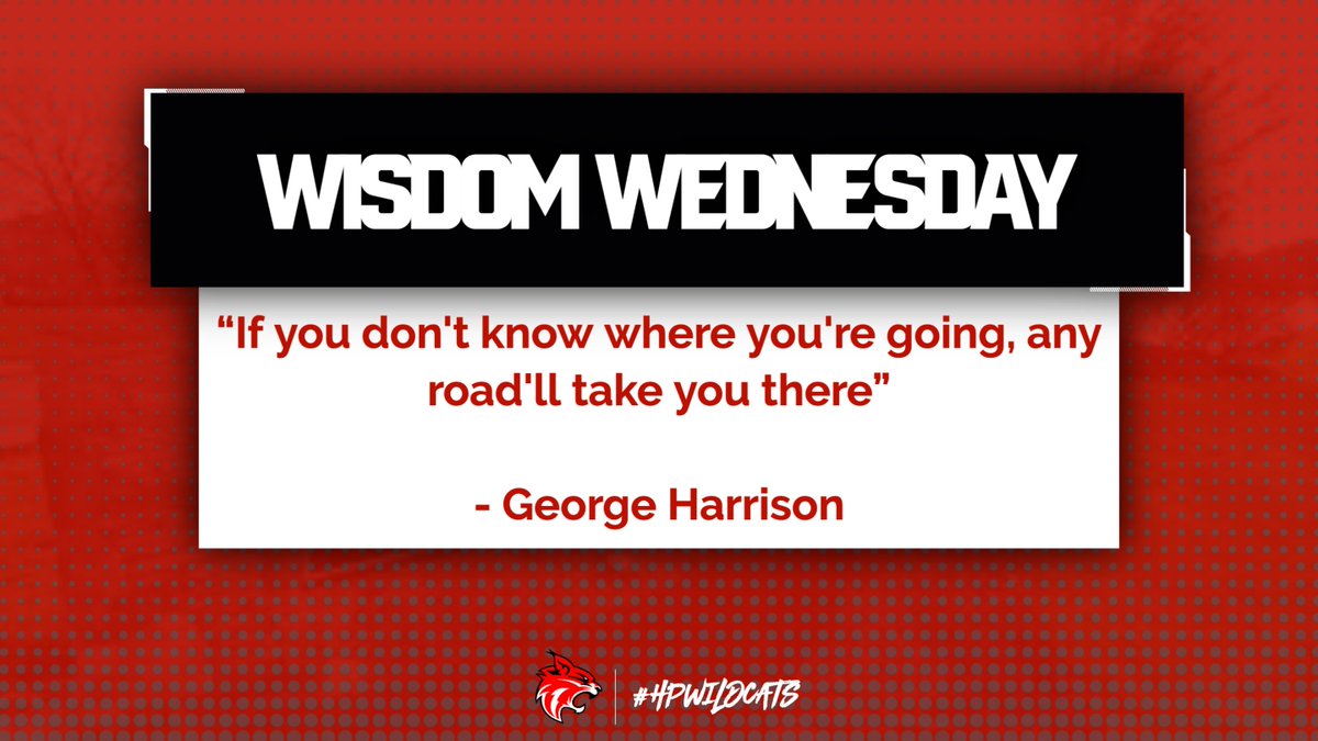 Nicholas Dibble (@hprhs_ndibble) on Twitter photo Here's this week's first #WisdomWednesday quote! <a href="/HPRwildcats/">High Point Regional High School</a> <a href="/GeorgeHarrison/">George Harrison</a> Here's this week's first #WisdomWednesday quote! <a href="/HPRwildcats/">High Point Regional High School</a> <a href="/GeorgeHarrison/">George Harrison</a>
