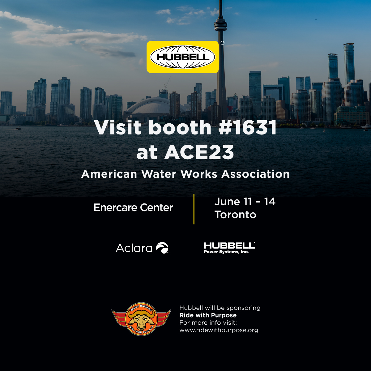 Visit Hubbell Utility Solutions booth 1631 at <a href="/awwa/">American Water Works Association</a> #ACE23 to learn more about our industry-leading technologies for water utilities. Our experts will be presenting on various topics during the show, like managing district metering areas, performing leak detection and more!