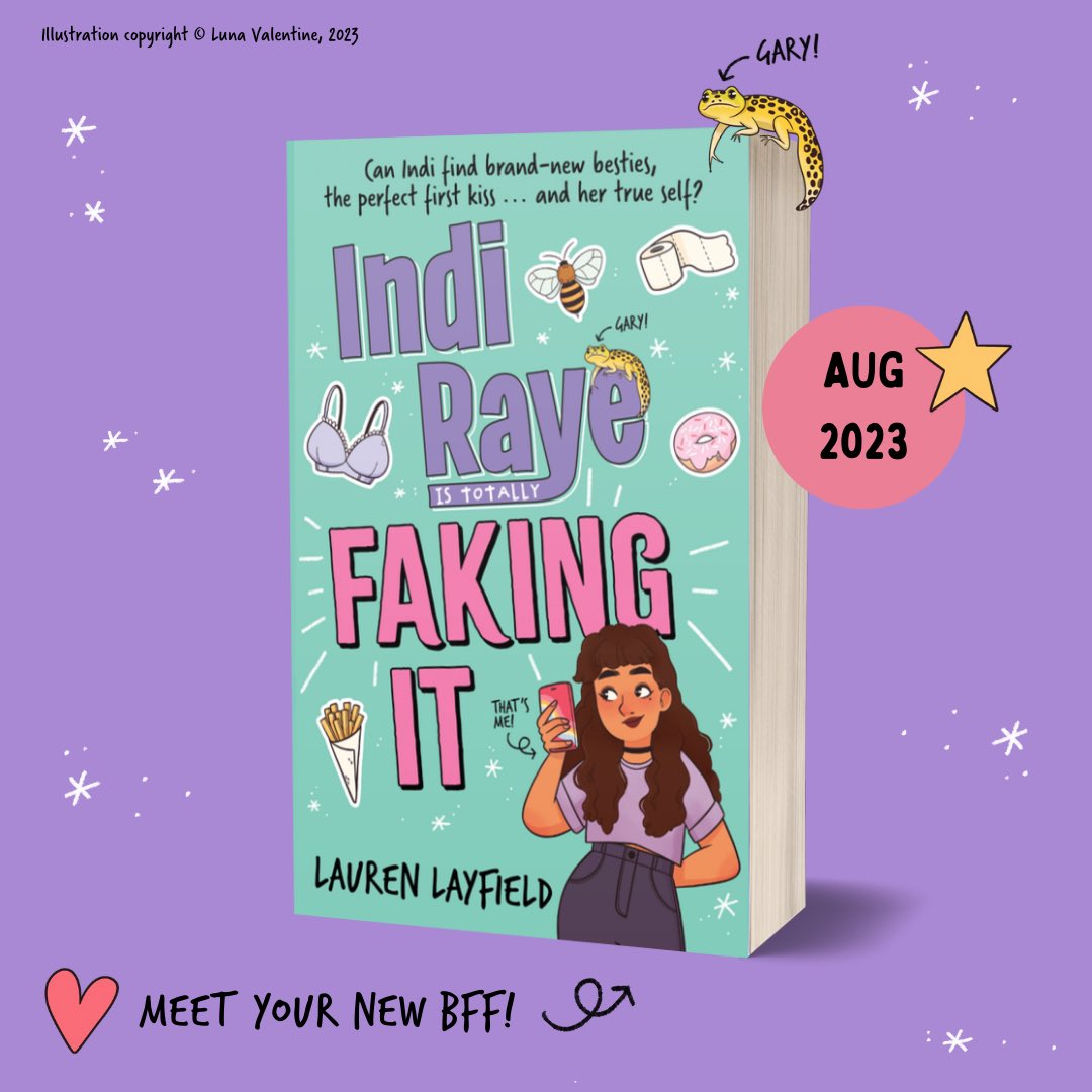 Oh my G. Are you ready to meet your new bestie? My debut teen diary series is coming 31 Aug, 2023 and you can pre-order now at geni.us/IndiRaye 💜 Look at that cover!😍😍😍