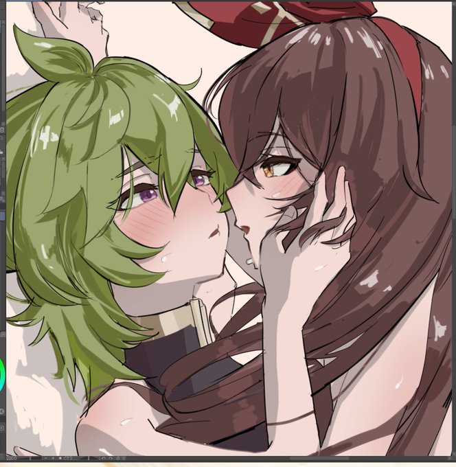 百合描きたいので描きます
#原神 #GenshinImpact 