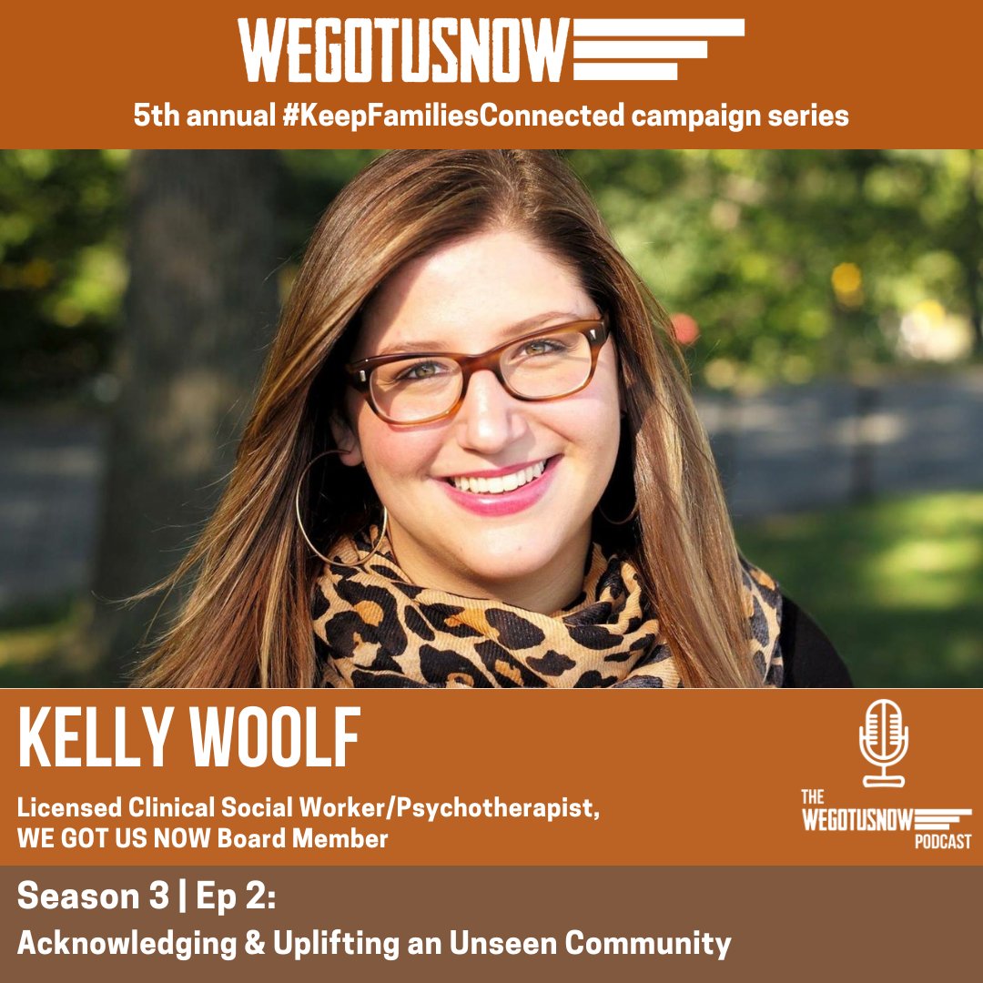 🔺️WE GOT US NOW #KeepFamiliesConnectedseries | SEASON 3

⭐️ S3 | EP 2: 
KELLY WOOLF ~
Acknowledging & Uplifting An Unseen Community 

LISTEN 🔻 open.spotify.com/episode/30uwG9…

#WEGOTUSNOW 🌍  #10MillionInspired #wellbeing
#socialconnection   #WeGotUsNowPodcast