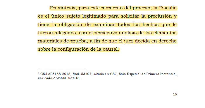 Melovides's tweet photo. En la etapa de indagación la Fiscalía es el único sujeto procesal habilitado para solicitar la preclusión, por lo que tiene la obligación de verificar los hechos, analizar las evidencias, a fin de que el juez decida en derecho. https://t.co/y6cnWu83qQ https://t.co/S6Zq3wvFKR