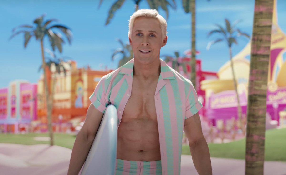 DiscussingFilm's tweet photo. Helen Mirren’s voiceover in ‘BARBIE’ says that “Barbie has a great day every day. Ken only has a great day if Barbie looks at him.” 

(Source: https://t.co/VSD3t5YakN) https://t.co/23kCFe8Wbt