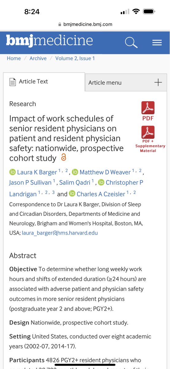 New data: Long hours (≥60 per week) & extended shifts (≥24 hours) pose a danger to patient safety & to residents. The combination has a synergistic effect, amplifying medical errors, car crashes, and needle sticks. It’s time to rethink the way we’ve always done things.