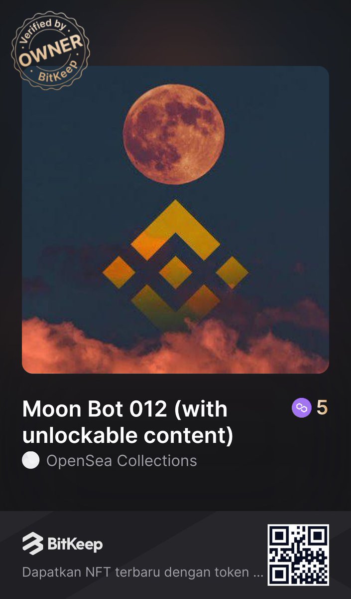 Sulaeman_MR1's tweet photo. #BSC #MOON #BSCMOON BUY BUY 🚀🚀🚀
#NFT #NFTCommunity #NFTProject https://t.co/svbQFWUNPB