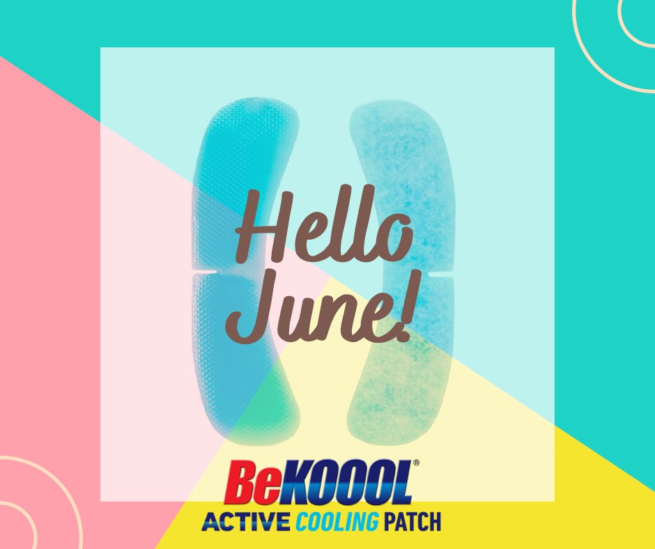 BeKoool's tweet photo. At BeKoool, we know how important it is to stay cool and comfortable in the heat, which is why our Active Cooling Patches are a must-have for the season. BeKoool has you covered. So here's to June and all the summer fun it brings! #BeKoool #StayCool #SummerVibes #June #Summer2023 https://t.co/EgeMQt0nx6