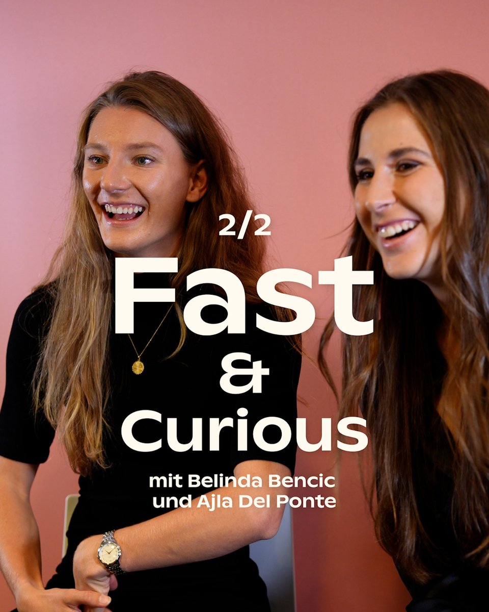 Teil 2! <a href="/BelindaBencic/">Belinda Bencic</a> und <a href="/ajletta/">Ajla Del Ponte</a> stellen sich unseren Fragen. Fussball oder Hockey? Hund oder Katze? Alle Antworten unserer Botschafterinnen findet ihr im Video📽️➡ youtu.be/XckX0nCto8s
#groupemutuel #botschafterinnen #belindabencic #tennis #ajladelponte #leichtathletik