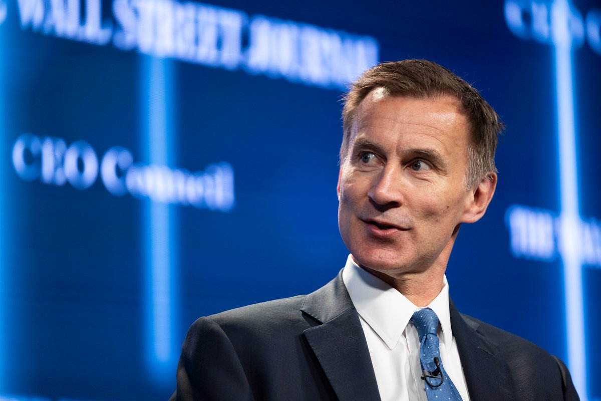 HM Treasury on Twitter "Today Chancellor Jeremy_Hunt spoke at the