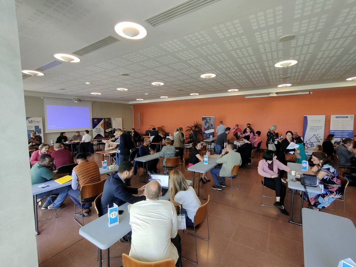 ☕ [ESSpresso à #Troyes Champagne Métropole] La <a href="/cress_grandest/">CRESS Grand Est</a> organisait cet après-midi des rendez-vous d'affaires rESSponsables dans le cadre de la #SASER23 <a href="/ASER_ESS/">Achats Socialement et Ecologiquement Responsables</a>  en partenariat avec @CMA_Aube @GrandENov et Commande publique #grandest  <a href="/ESS_France/">ESS France</a> <a href="/ReseauRTES/">RTES</a> #RSE #ODD