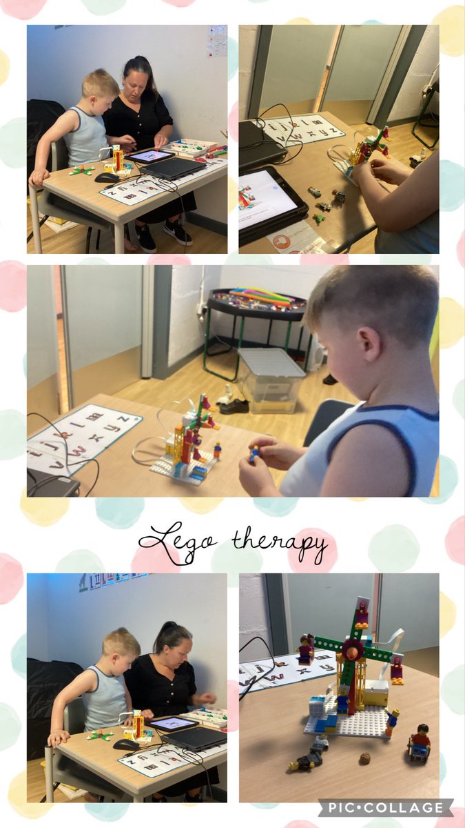 This afternoon we chose to build a Ferris wheel. Mrs Thomas was the supplier, and this young man did an awesome job as the builder  #legotherapy #coding #proudtobemillbrook <a href="/MillbrookP/">Millbrook Primary</a>